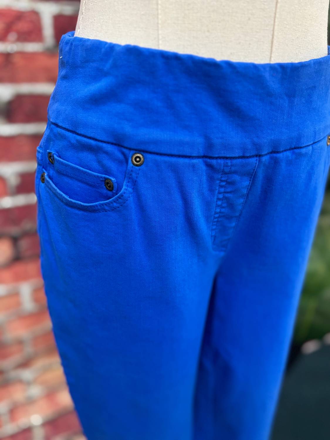 Slimsation By Multiples - Pull On Five Pocket Crop Pants