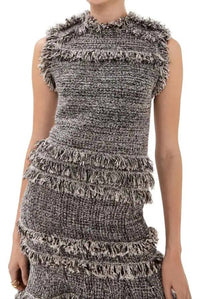 Ulla Johnson - Kassi Knit Tweed Sleeveless Top