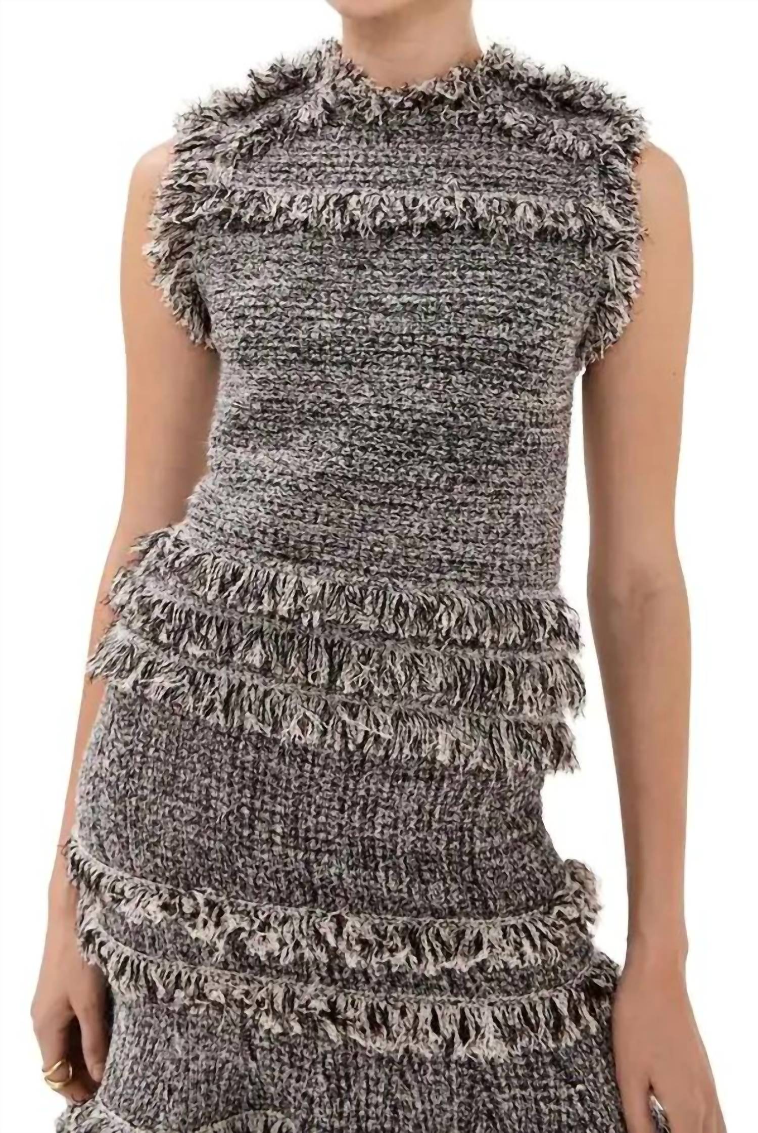 Ulla Johnson - Kassi Knit Tweed Sleeveless Top