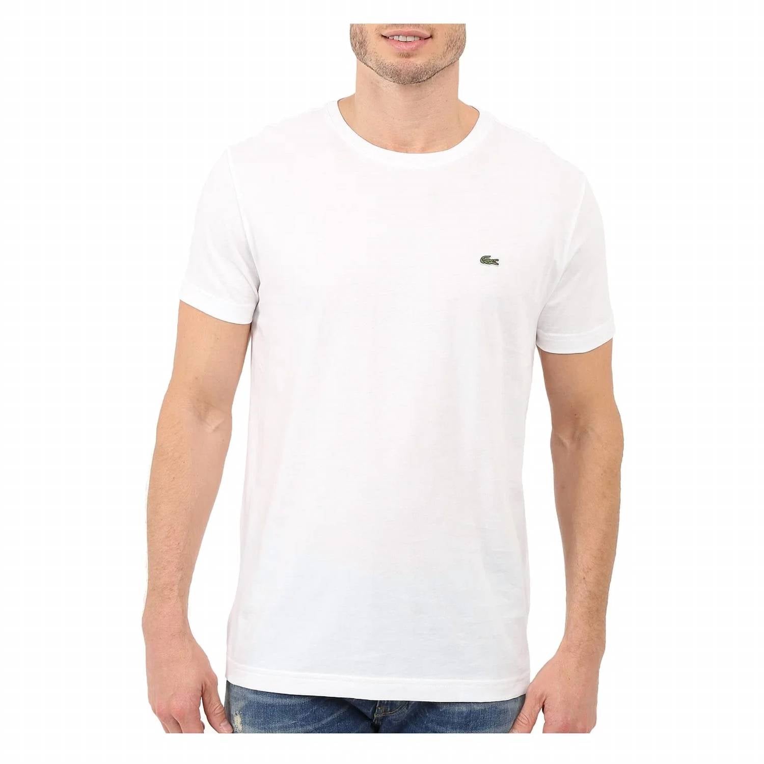 Lacoste - Men's Standard Short Sleeve Pima Crewneck Tee