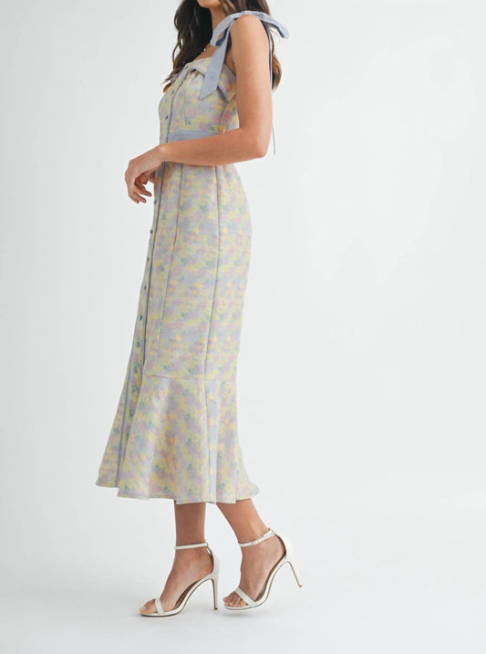 Mable - Marjorie Floral Midi Dress
