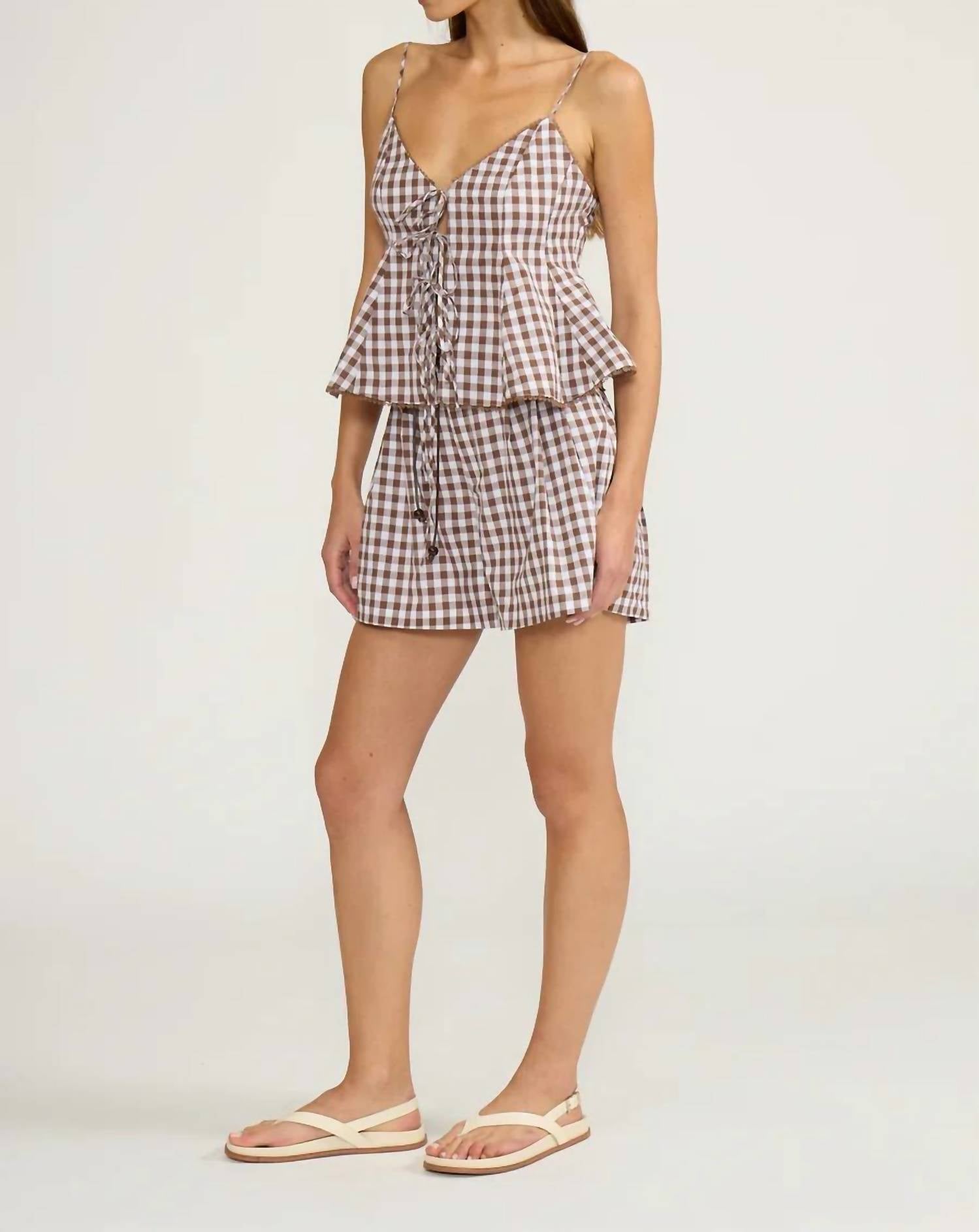 Lucy Paris - Holly Tie Tank Top