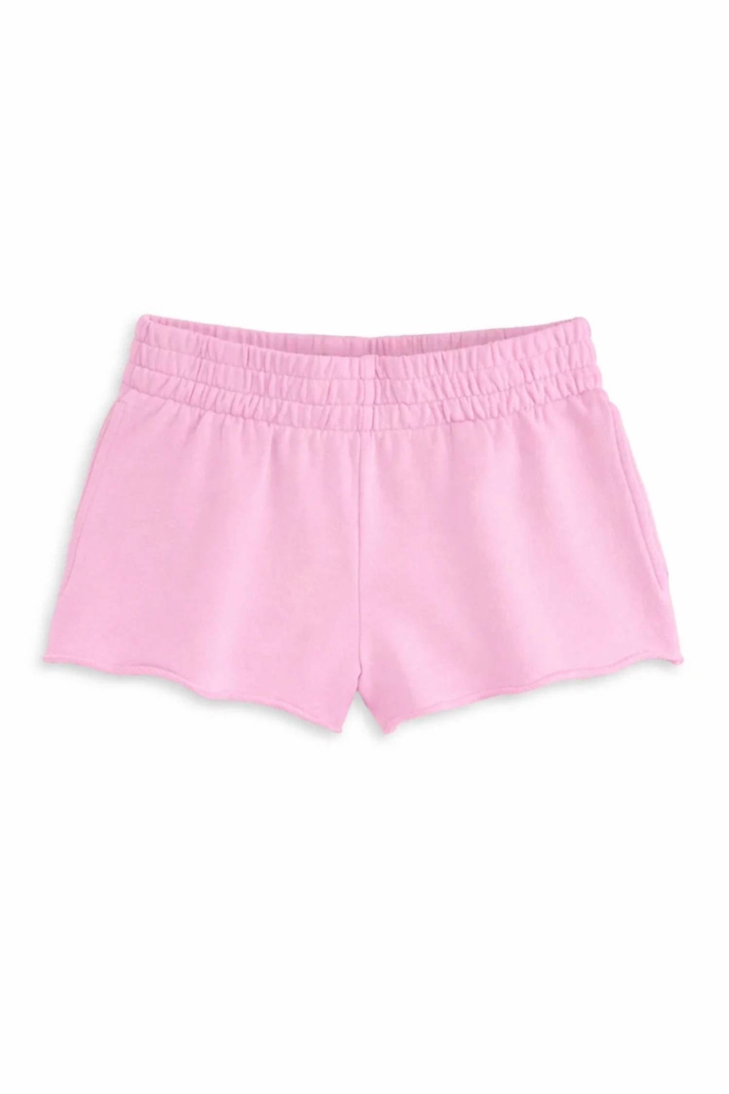 Katie J NYC Girl's Tristan Short in pail pink - kids' shorts
