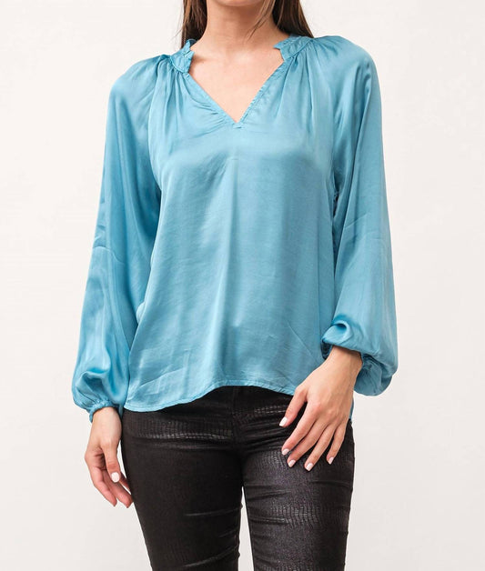 Dear John Denim - Manon V- Neck Long Sleeve Blouse