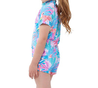 Gottex - Girls Short Sleeve Swim Shirt with Matching Swim Short