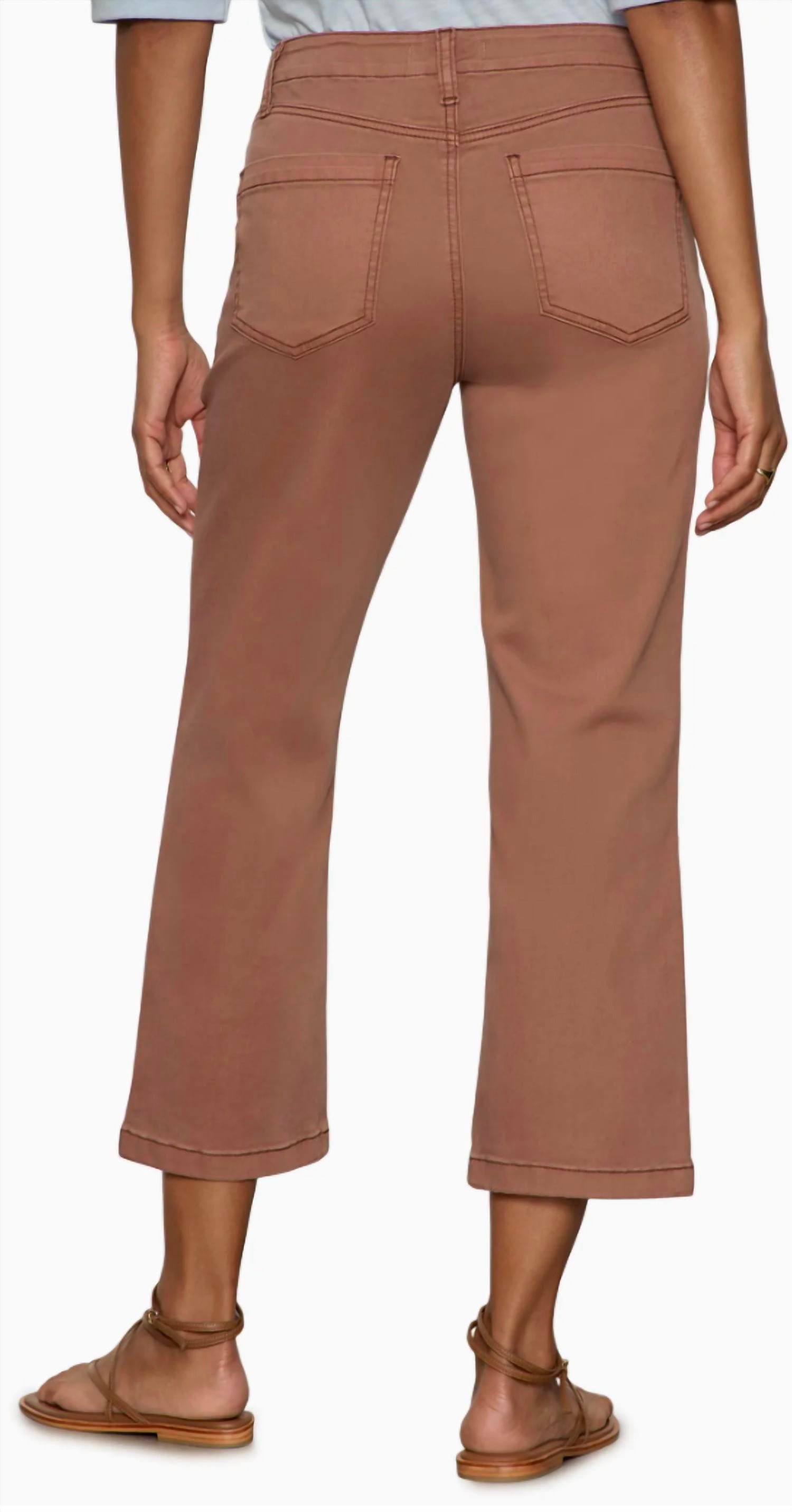 Sanctuary Retreat Crop Pants in mud bath brown - women's pants - view 4
