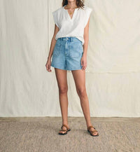 Faherty - Stretch Terry Patch Pocket Short