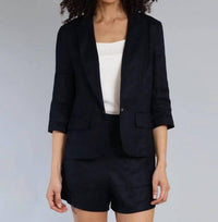 Lola & Sophie - Stretch Linen Twill Blazer