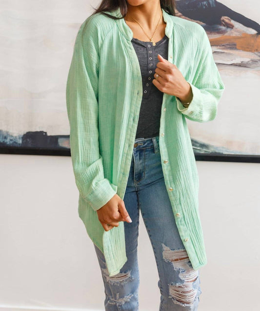 White Birch - Corey Button Up Top