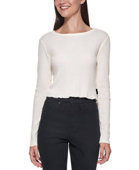 Calvin Klein - Women's Cropped Crewneck Top