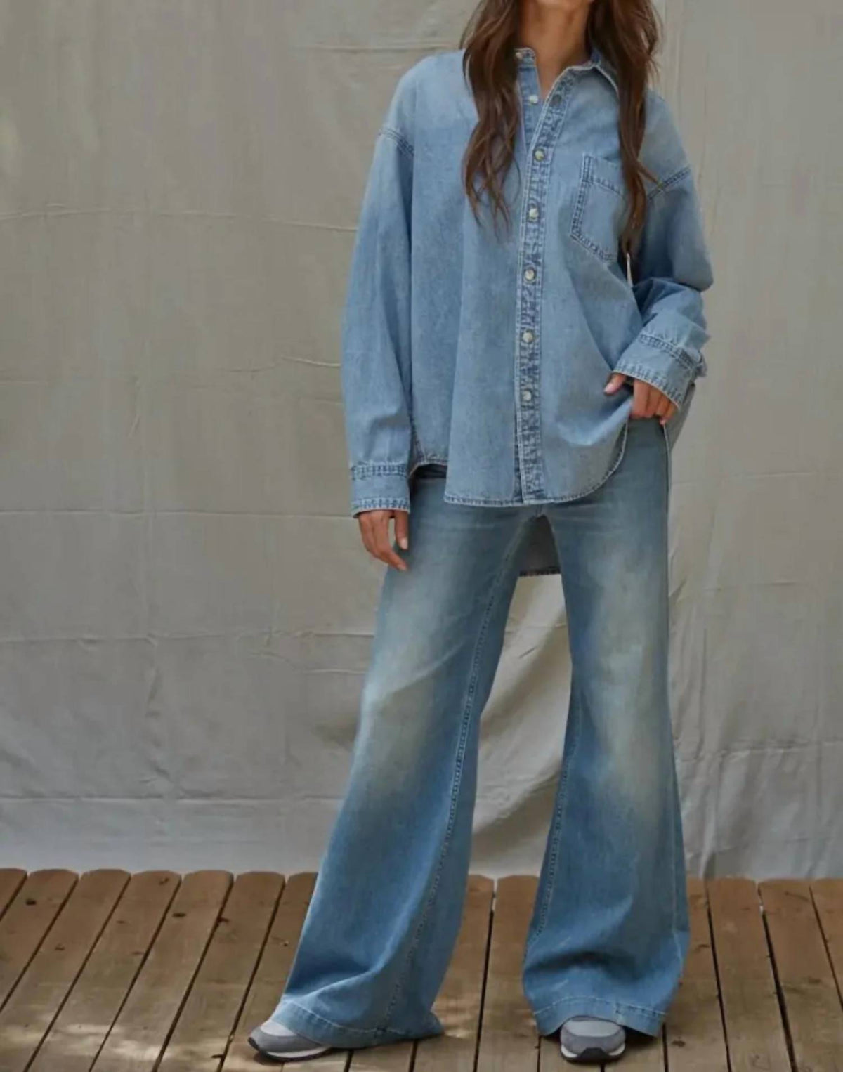 By Together - Classic Denim Button Down Shirt