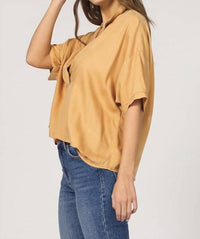 Dear John Denim - Belle Short Sleeve Pop Over Top