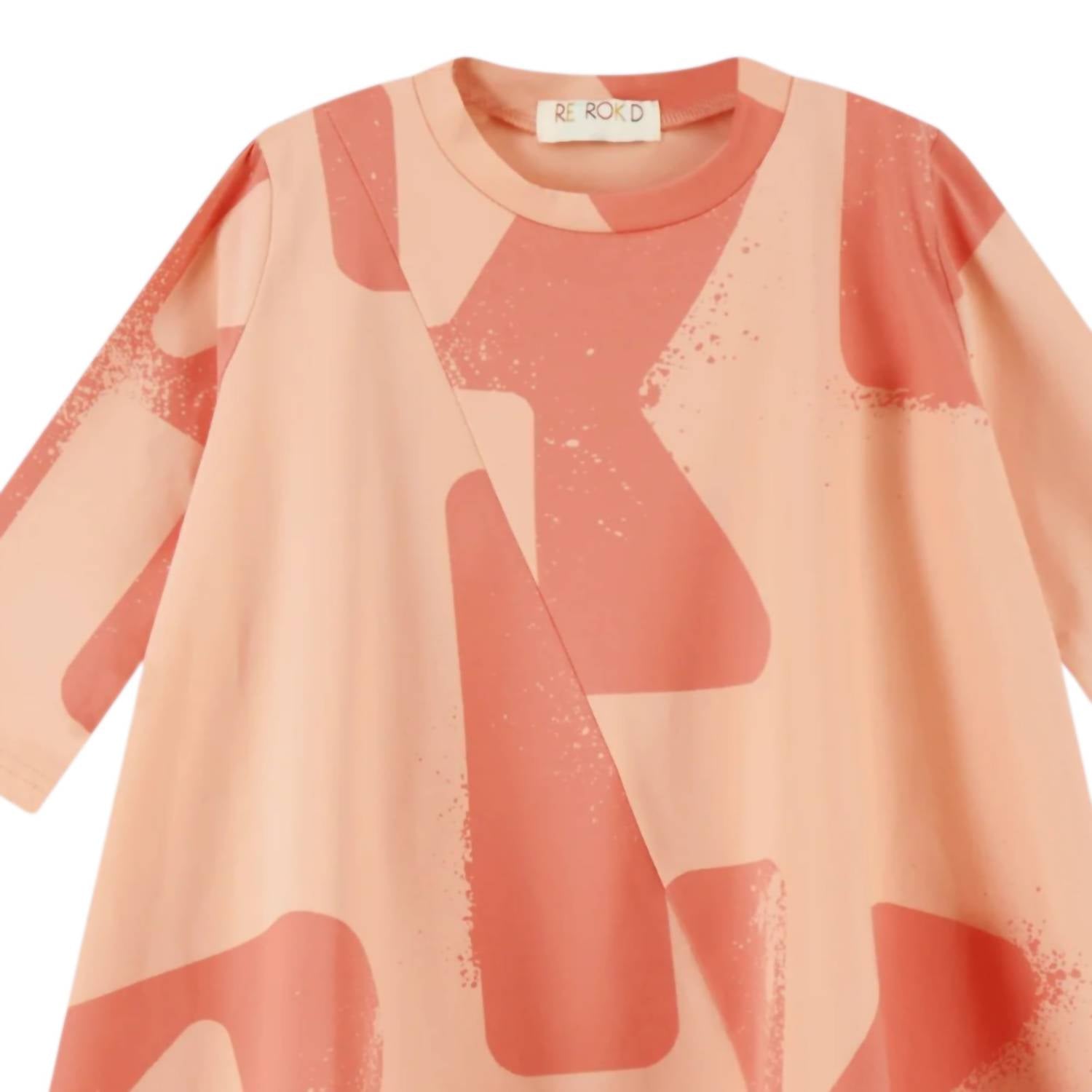 Retrokid - Girls Tess Logo All Over High-low Dress
