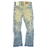 Jordan Craig - Kid's Stacked Python Denim Jeans
