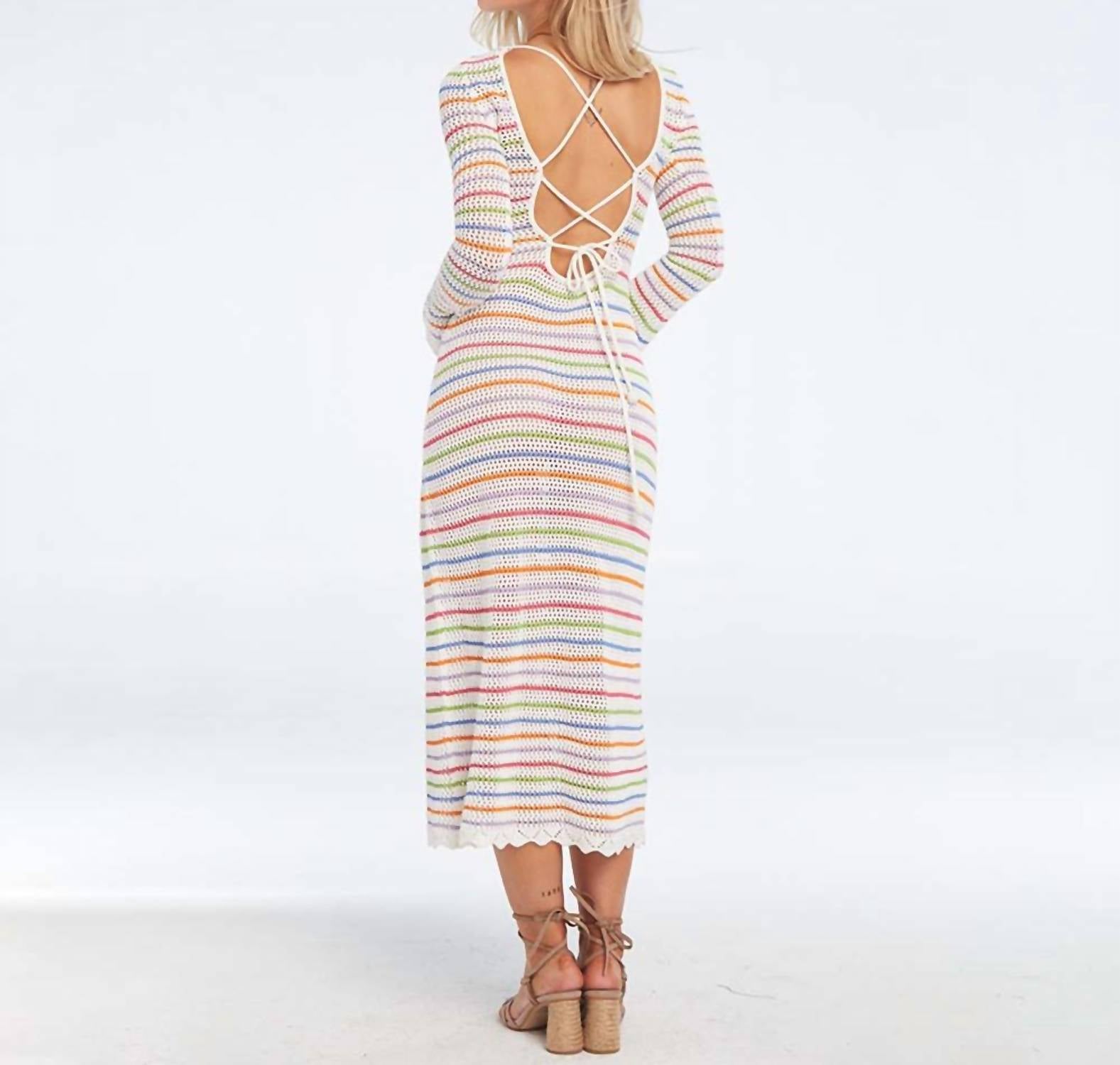 Capittana - BRUNELLA STRIPES KNITTED DRESS