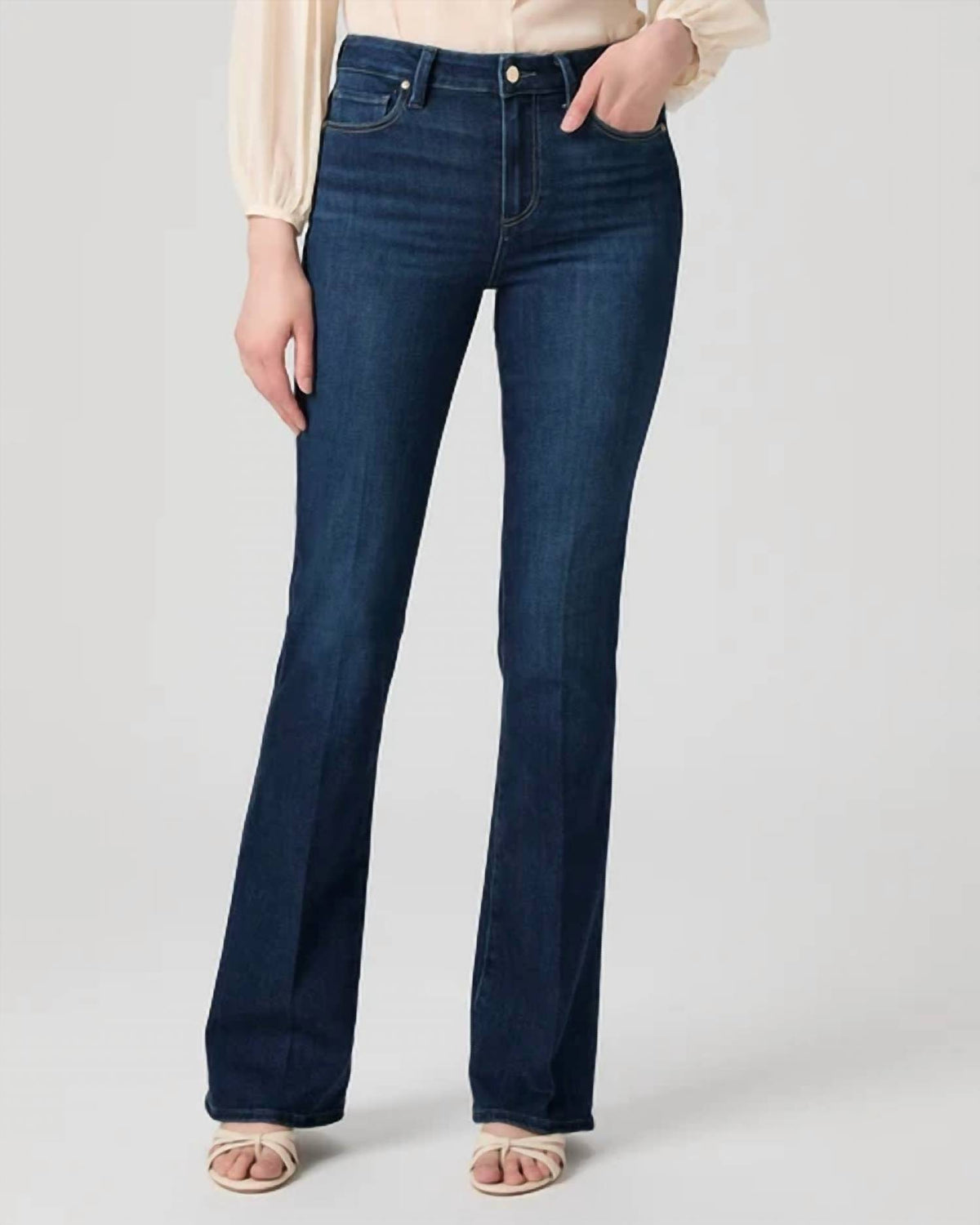 Paige - Highrise Laurel Canyon Bootcut Jeans