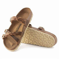 Birkenstock - Women's Franca Braided Natural Leather Oiled Sandal