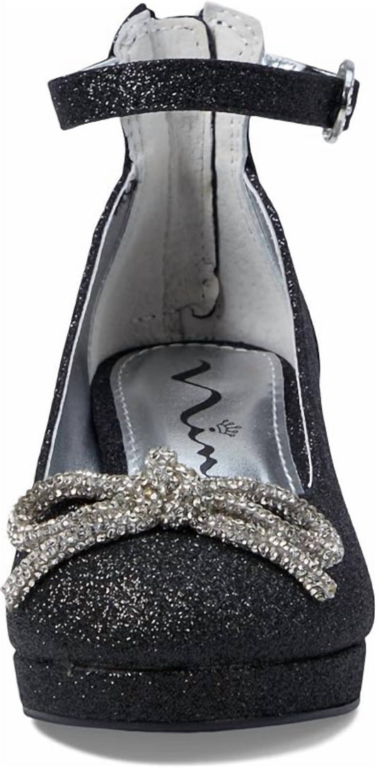 Nina - Girls Daylin Glitter Heel Shoes