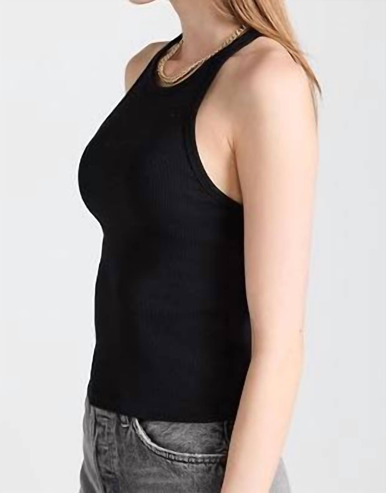 Good American - Heritage Ribbed Tank Top