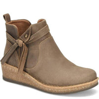 Born Women's Vaughn Boot in taupe - women's shoe - detail view