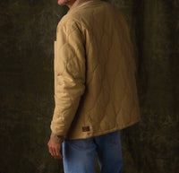 The Normal Brand James Canvas Liner Jacket in tan cedar - men's jacket - view 4