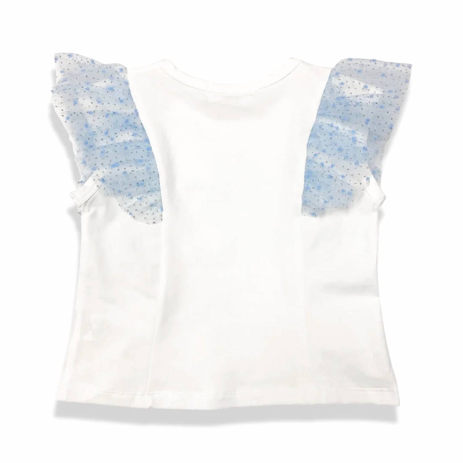 Doe A Dear - Kid's Dot Mesh Tee & Tutu Set