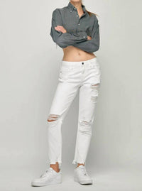Hidden - Bailey Slim Distressed Jeans