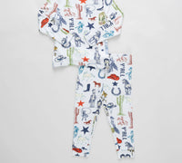 Pink Chicken - Kids Bamboo Pajama Set