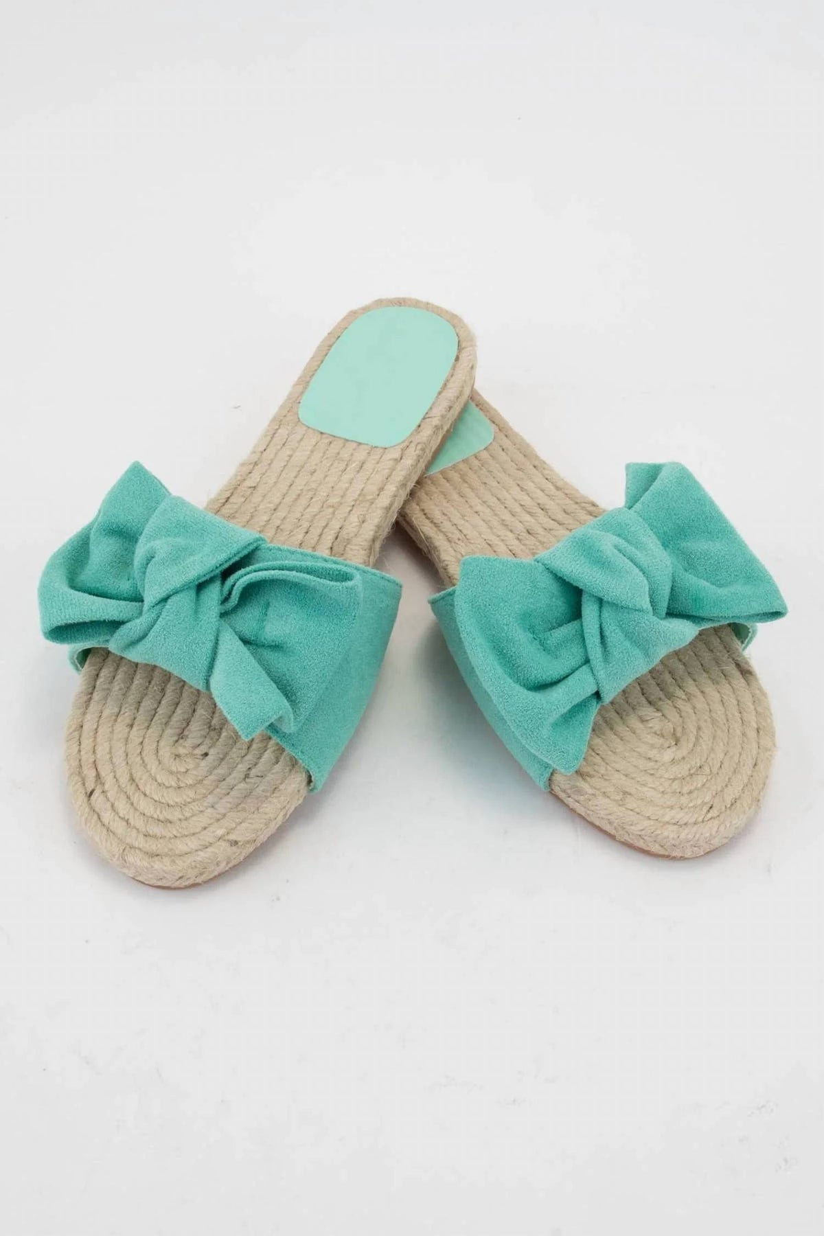 Ccocci - Women's Aileen Oversized Bow Espadrille Slide Sandal