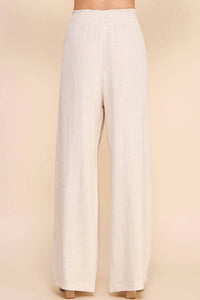 Allie Rose - Soft Linen Wide Leg Pants