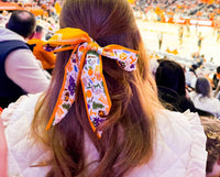 Saturday Silks - Tennessee Vols Twilly Scarf