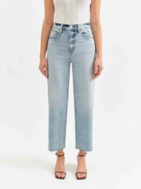DAZE Pleaser High Rise Wide Leg Ankle Jeans in miracle - women's jeans