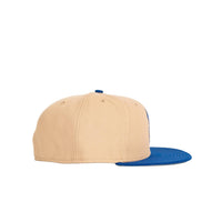 New Era Men's Seattle Mariners Needlepoint 59fifty Hat in beige - men's hat - detail view