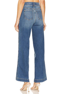 Spanx - Seamed Front Wide Leg Jeans