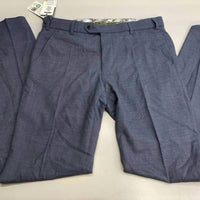 Meyer Men's Bonn Modern Fit Stretch Dress Pants in blue - men's pants - alternate view