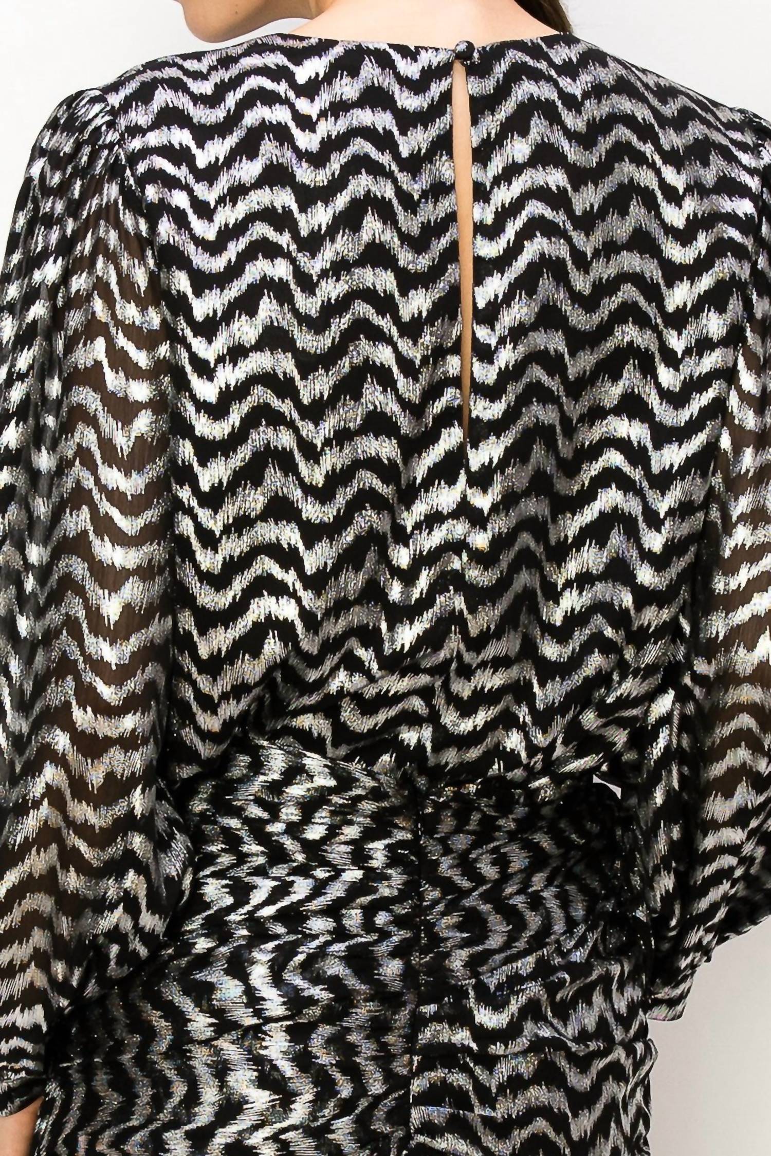Ina - Chevron Print Blouse