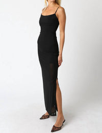 Olivaceous - Noelle Mesh Dress