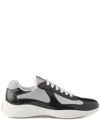 Prada - Men's Y2k Mesh Nylon America Cup Patent Leather Low Profile Sneakers
