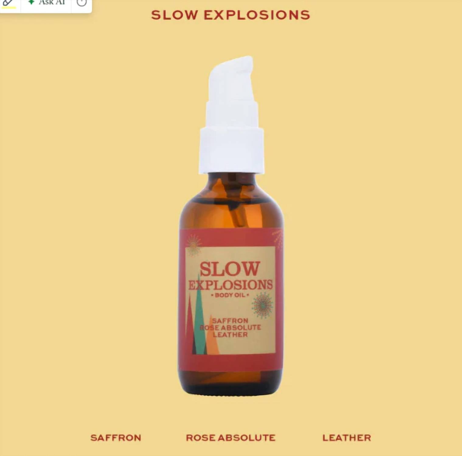 Imaginary Authors - Women's Slow Explosions Hydrating Body Oil