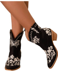 Miim - Women's Caroline Embroidery Booties