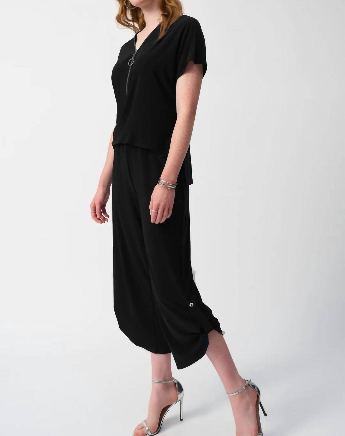 Joseph Ribkoff - Silky Knit Culotte Jumpsuit