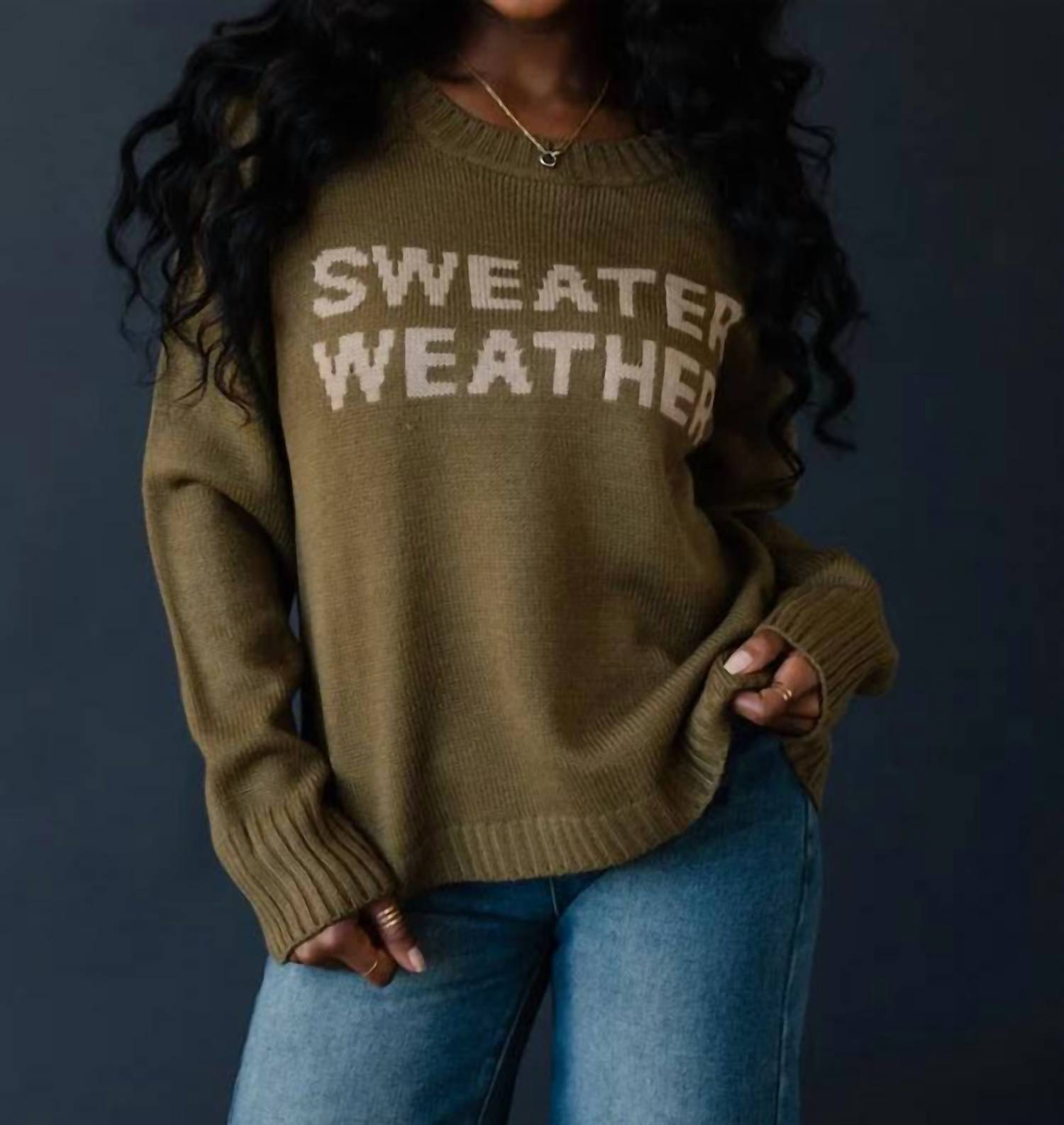 Panache Apparel - Sweater Weather Graphic Sweater