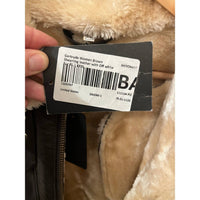 Angel - Women's Genuine Leather Sherling Jacket