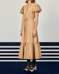 English Factory - Skinny Belted Midi Dress