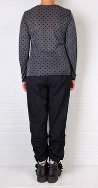 Cut Loose - Mesh Dot Long Sleeve Layering Tee