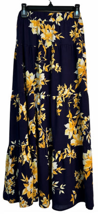 Aqua - Tiered Midi Skirt