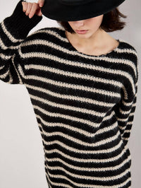 Apricot - Oversized Stripe Jumper Mini Dress