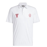 adidas Men's Texas Tech Red Raiders Coach Sportswear Polo in white - men's t-shirt - view 4