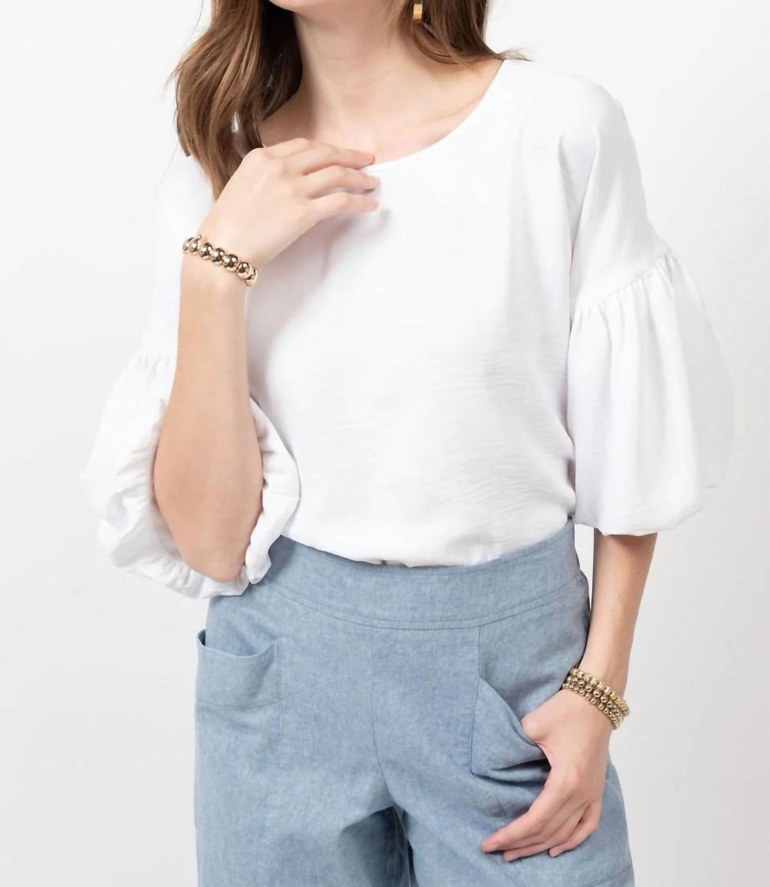 Ivy Jane - Pouf Sleeve Top