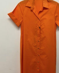 Vlt'S By Valentina'S - Women's Cotton Poplin Shirt Dress